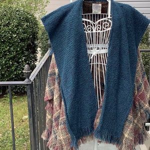 Boyne Valley Weavers cape with attached scarf